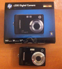 Aparat foto digital hp c200 nou+ card memorie 2gb foto