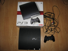 PS3 Slim modabil, 120 Gb + controller ds3 + hdmi + jocuri foto