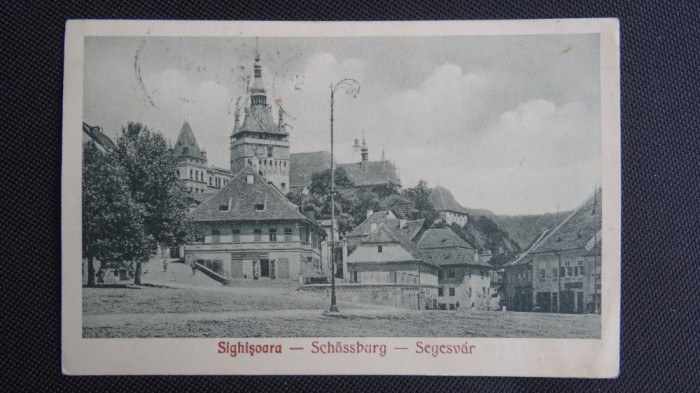 CP - Sighisoara - 1928 - Circulata - Deosebita - stare perfect