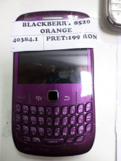 blackberry 8520/codat orange/nu ofer incarcator(lm3) foto