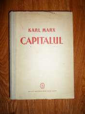 Capitalul - Karl Marx, 1948, volumul I: Critica economiei politice foto