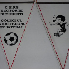 Fanion Colegiul Arbitrilor de Fotbal (sector III) - Bucuresti