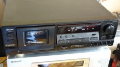 AIWA AD-S950 casetofon deck cap de serie. Dolby B C S hxpro. Dual capstan. Calibrare banda cu semnal de test. foto