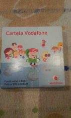 Cartela SIM Vodafone cu 4 euro credit ( sigilata ) foto
