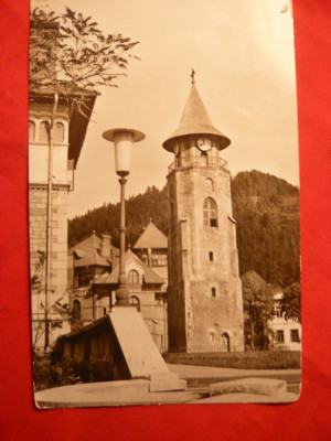 Ilustrata Piatra Neamt - Turnul lui Stefan cel Mare , circulata 1966 foto