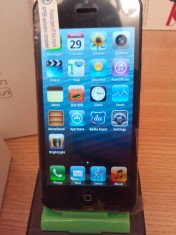 Replica Iphone 5S ANDROID ,MICRO-SIM , LOGO, display 4.0 inci multi-touch,cpu 1Ghz ,4GB stocare,camera 5Mpx, WIFI - smartphone NOU + pachet complet foto