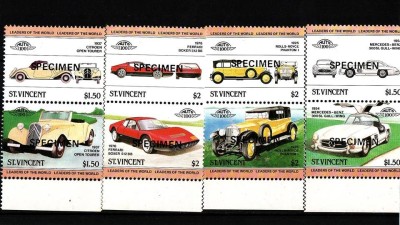 ST VINCENT 1983 AUTOMOBILE,MASINI SPECIMEN foto