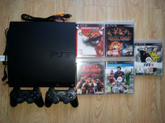 PlayStation 3 150GB + 5 Jocuri foto