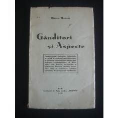 MIRCEA MANCAS - GANDITORI SI ASPECTE {1933}