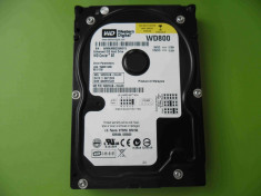 Hard Disk HDD 80GB Western Digital WD800 ATA IDE foto