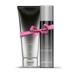 Set Avon Femme (deodorant spray+crema de corp) foto