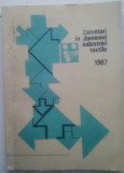 CERCETARI IN DOMENIUL INDUSTRIEI TEXTILE 1987