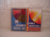 Set 2 casete audio Carrefour - Greatest Hits vol 1+vol 2, originale, Pop, cat music