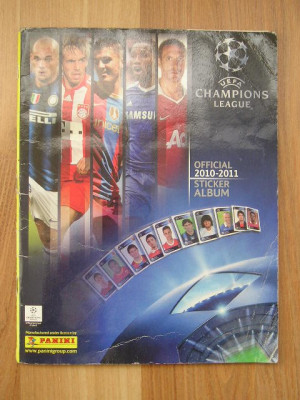 MRHAB LC - ALBUM STICKERE - UEFA - LIGA CAMPIONILOR EUROPENI - ED 2010 - 2011 foto