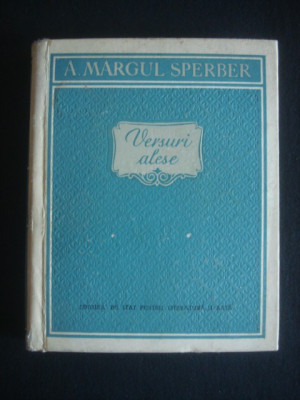 A. MARGUL SPERBER - VERSURI ALESE {1957} foto