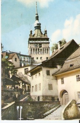 AMP4414 Sighisoara, Turnul cu Ceas, RPR foto
