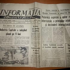 ziarul informatia bucurestiului 28 septembrie 1973- ceausescu in america latina