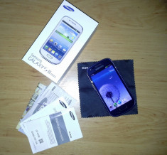Samsung Galaxy S III Mini, Albastru, Cu certificat de garantie foto