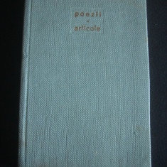 EUGEN CONSTANT - POEZII SI ARTICOLE {1964}
