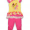 NOU !! - Set 2 piese fetite - 3 ani - *DISNEY PRINCESS* - (bluza tip rochita si colanti) - bumbac