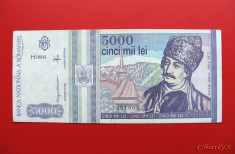 ROMANIA - 5.000 Lei 1993 foto