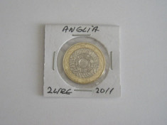 MS - ANGLIA - 2 LIRE STERLINE - 2011 foto