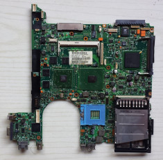 121. Placa de baza laptop HP Compaq nx8220 6050A0052301-MB-A03 Chipset Intel - defecta, cu interventii foto