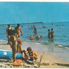 #carte postala(ilustrata)- MAMAIA-La plaja