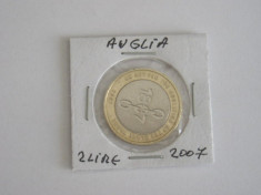 MS - ANGLIA - 2 LIRE STERLINE - 2007 foto