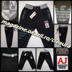 BERMUDE NEGRE BARBATI firma ARMANI JEANS EA7 PANTALONI TREI SFERTURI 3 BUZUNARE foto