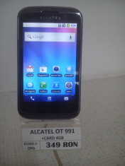 ALCATEL OT 991, CODAT IN ORANGE, FARA ACCESORII +CARD 4GB(LT) foto