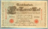 1761 BANCNOTA - GERMANIA - 1 000 MARK - anul 1910 -SERIA 2317930 -starea care se vede