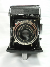 ZEISS IKON TELMA - OBIECTIV NETTAR ANASTIGMAT 1:6,3 F= 7,5 CM - NETTAR 515 - SERIE J 18126 - VECHI APARAT FOTO DE COLECTIE CU BURDUF foto