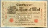 1764 BANCNOTA - GERMANIA - 1 000 MARK - anul 1910 -SERIA 2317943 -starea care se vede