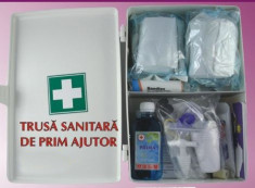 trusa sanitara de prim ajutor , trusa medicala de perete, pentru spatii comerciale, omologata si avizata foto