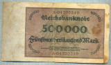 1768 BANCNOTA - GERMANIA - 500 000 MARK - anul 1923 -SERIA 04202219 -starea care se vede
