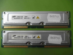 Memorie RIMM PC800-45 128MB SAMSUNG MR16R1624AF0-CK8 non-ECC foto