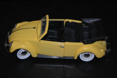 =Colectie Vintage=Macheta SOLIDO &amp;quot;VW Coccinelle Beetle Model Cabrio&amp;quot; -Serie Limitata-Scara 1:17-Portugalia-Colectie Personala=-= foto