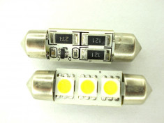 Leduri auto Canbus C5W F36 3 smd 5050 - fara eroare bec ars foto