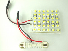 Leduri auto C5W / C10W 32-41 cu 36 SMD 1210 - placa led - bec led plafoniera - portbagaj foto