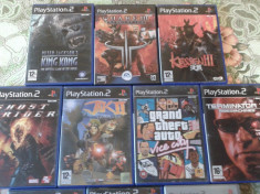 vand 10 jocuri ps2 la pachet,pt copii,playstation 2,ca noi foto