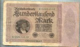 1754 BANCNOTA - GERMANIA - 100 000 MARK - anul 1923 -SERIA 00953539 -starea care se vede