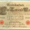 1766 BANCNOTA - GERMANIA - 1 000 MARK - anul 1910 -SERIA 2204003 -starea care se vede
