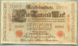 1760 BANCNOTA - GERMANIA - 1 000 MARK - anul 1910 -SERIA 1871660 -starea care se vede