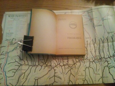FAGARASUL - Ovidiu Manitiu - 1963, 166 p. + o harta in anexa foto