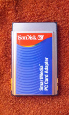 SanDisk SDDR-60-07 SmartMedia to PC Card Adapter ( PCMCIA adapter ) foto