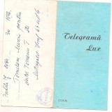 #carte postala(ilustrata)-TELEGRAMA LUX-La multi ani!