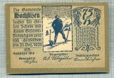 1847 BANCNOTA NOTGELD - AUSTRIA - 75 HELLER - anul 1920 -SERIA FARA -starea care se vede