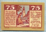1841 BANCNOTA NOTGELD - AUSTRIA - 75 HELLER - anul 1921 -SERIA FARA -starea care se vede