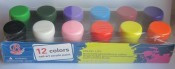 tempera acrilica set de 12 culori 18ml pentru desene pe unghie, vopsea acrilica foto